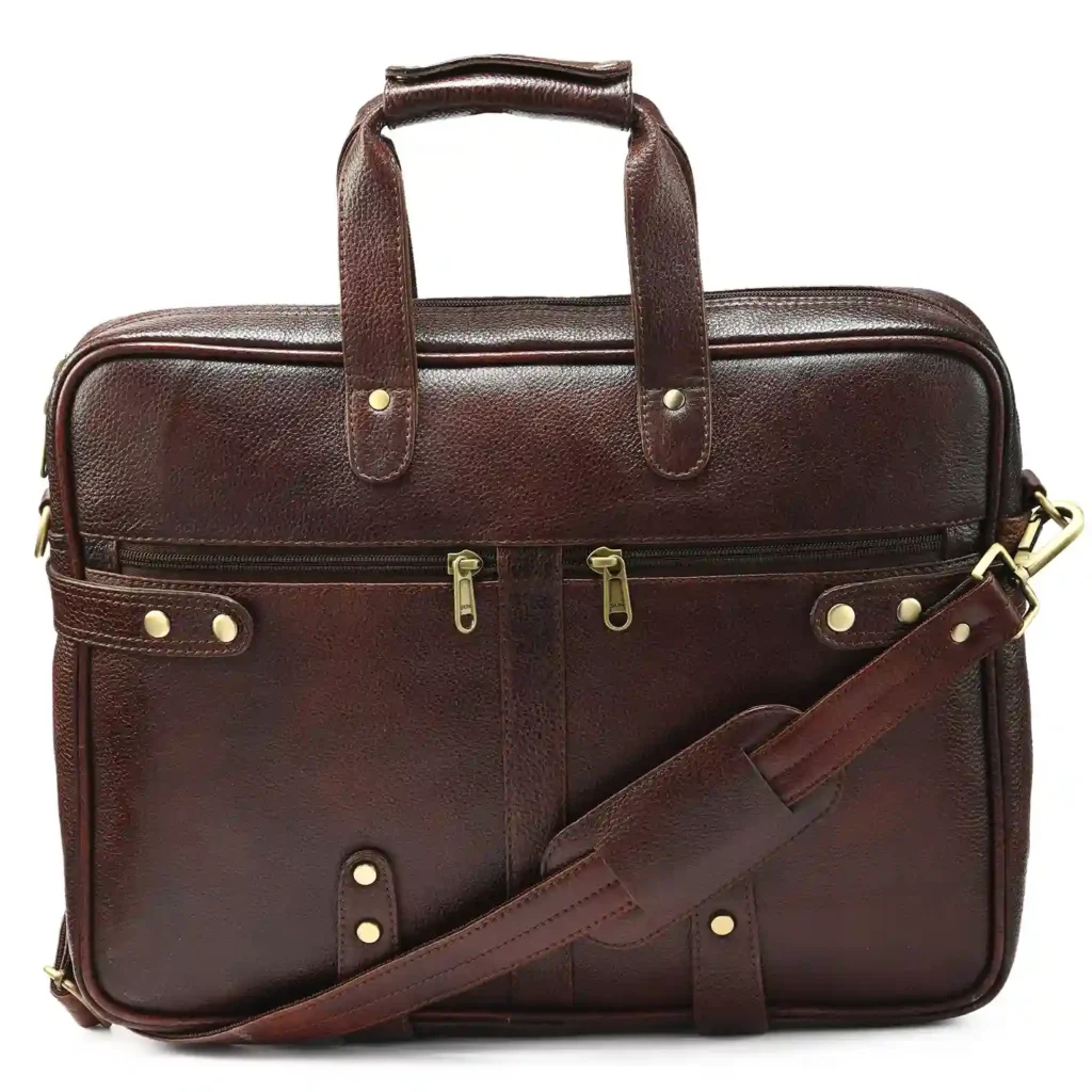 Dark Brown Leather Professional Bag